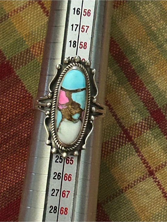 Jewelry - Sterling Silver Cotton Candy Turquoise Ring